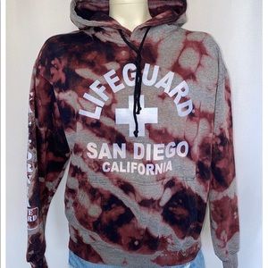 *CUSTOM LIFEGUARD REVERSE DYED HOODIE